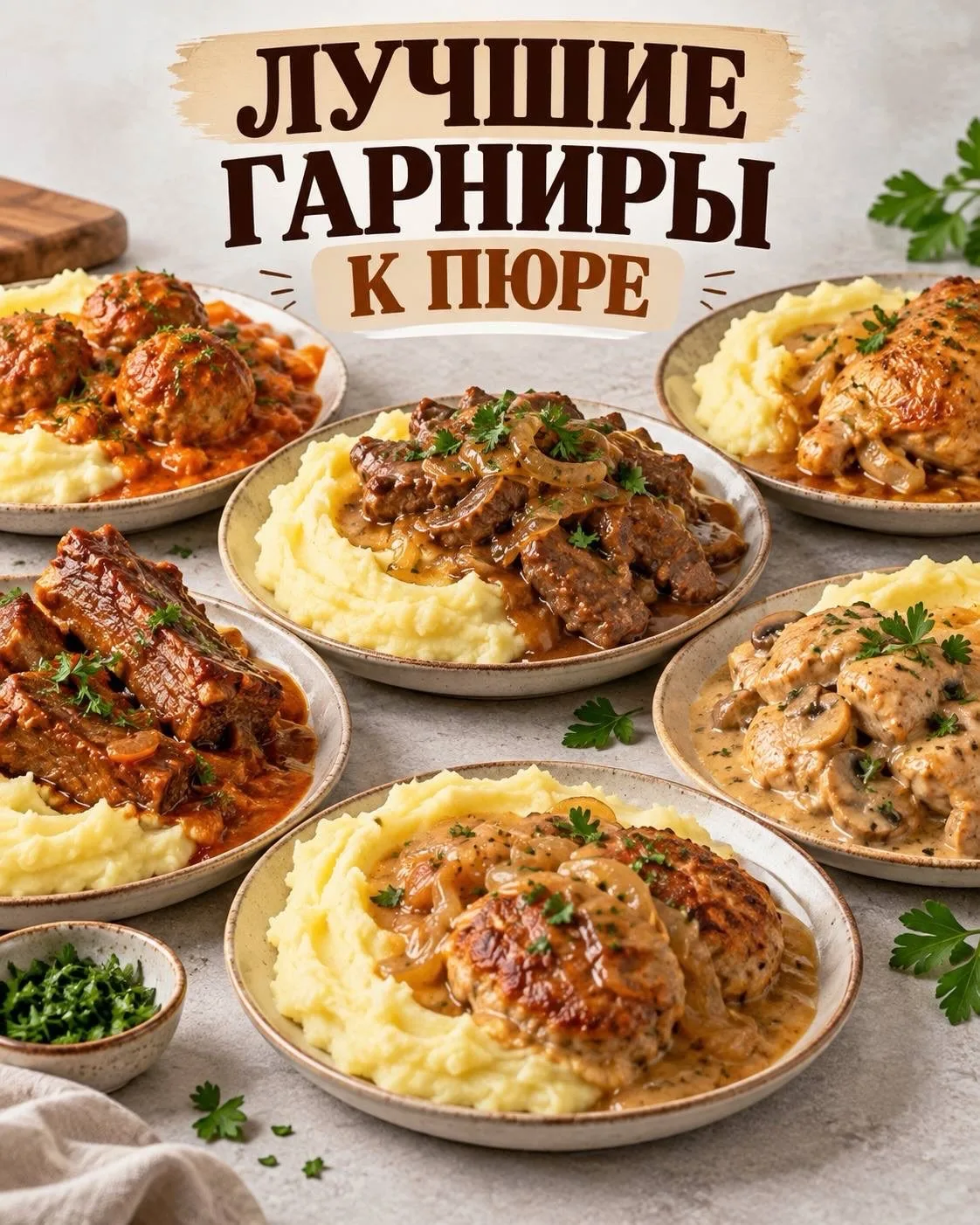 🥘Лучшие гарниры к пюре