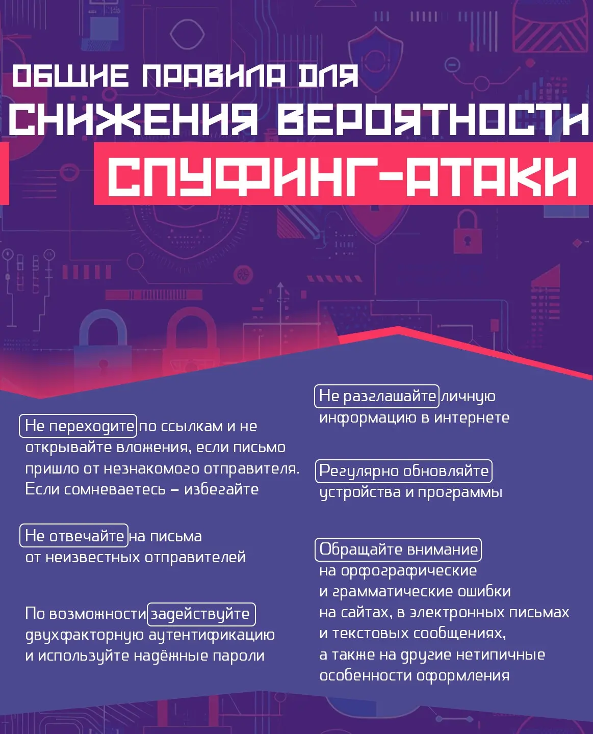 Вас заспуфили!  Спуфинг — это маскировка мошенников под другого человека, сервис или даже устройство