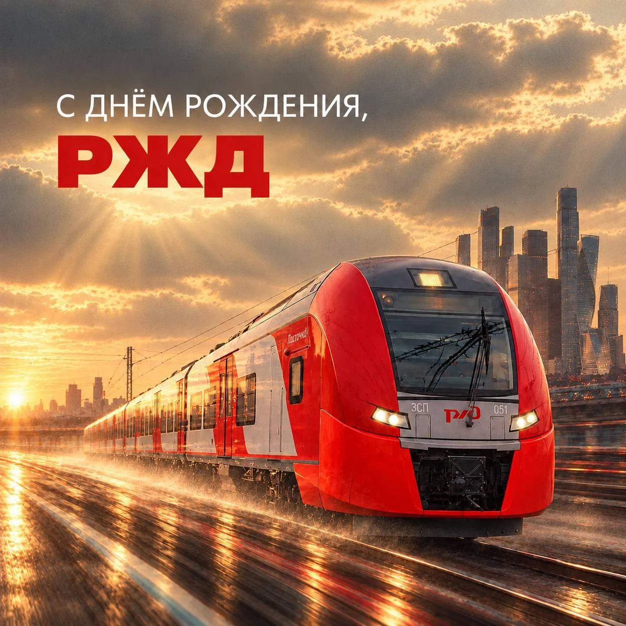 🚂 Сегодня РЖД празднует день рождения!