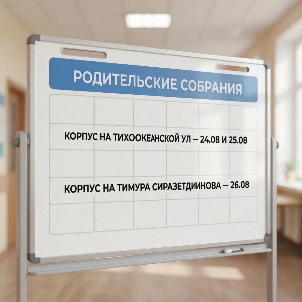Напоминаем, что завтра будут  родительские собрания в корпусе по адресу: улица Тимура С...