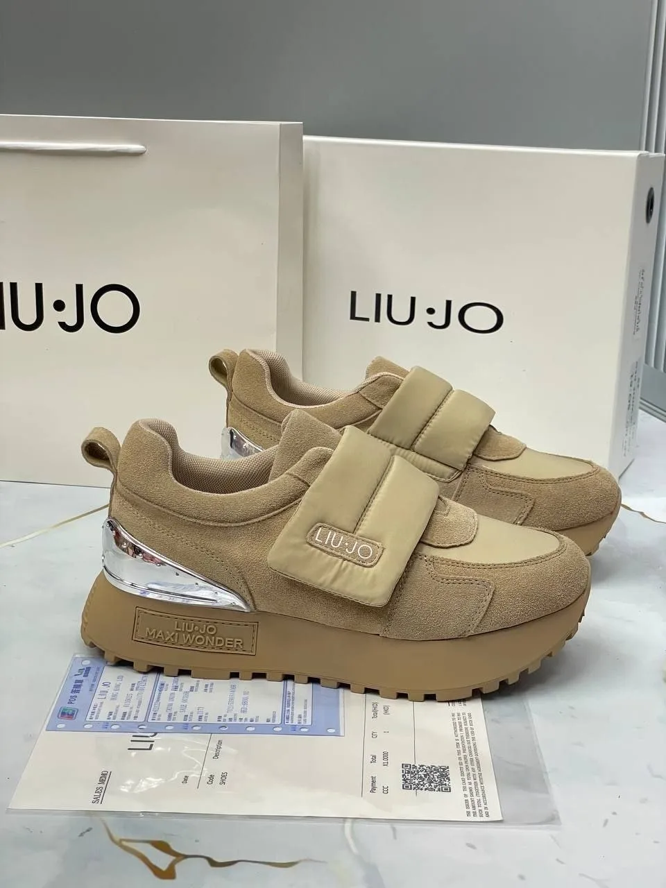 Liu Jo кроссовки из натуральной замши