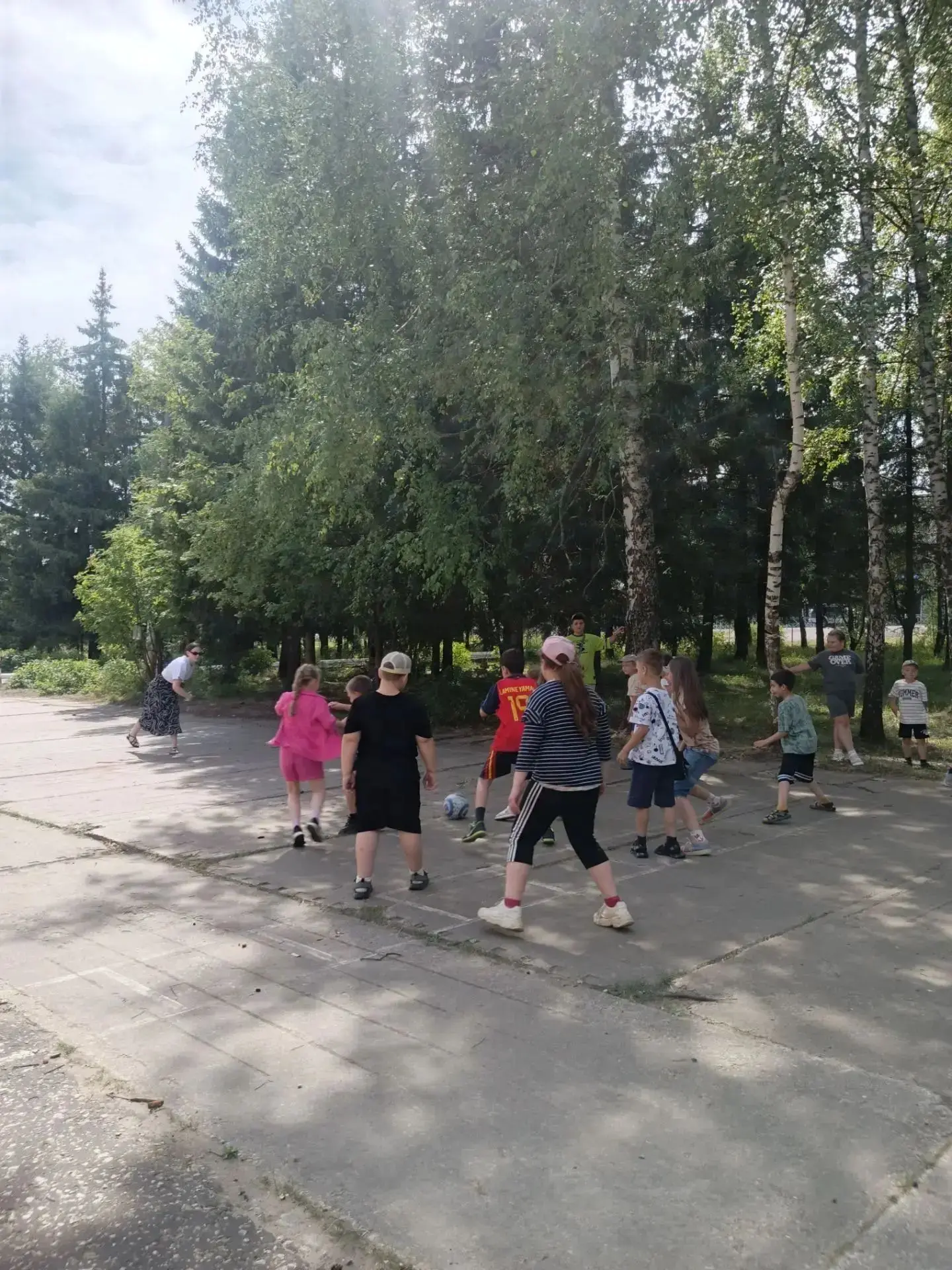 Сегодня,11 июля день начался с весёлой,танцевальной зарядки.