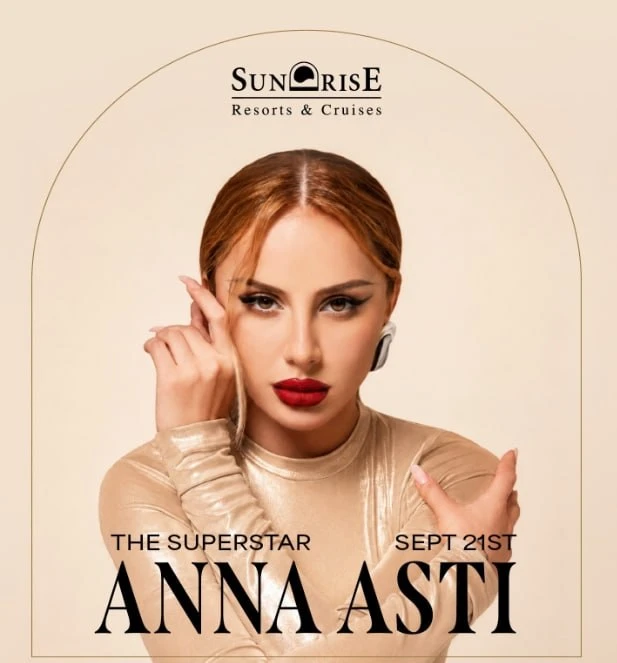 🎤 Анна Асти в Шарм-эль-Шейхе — бесплатно для гостей Sunrise