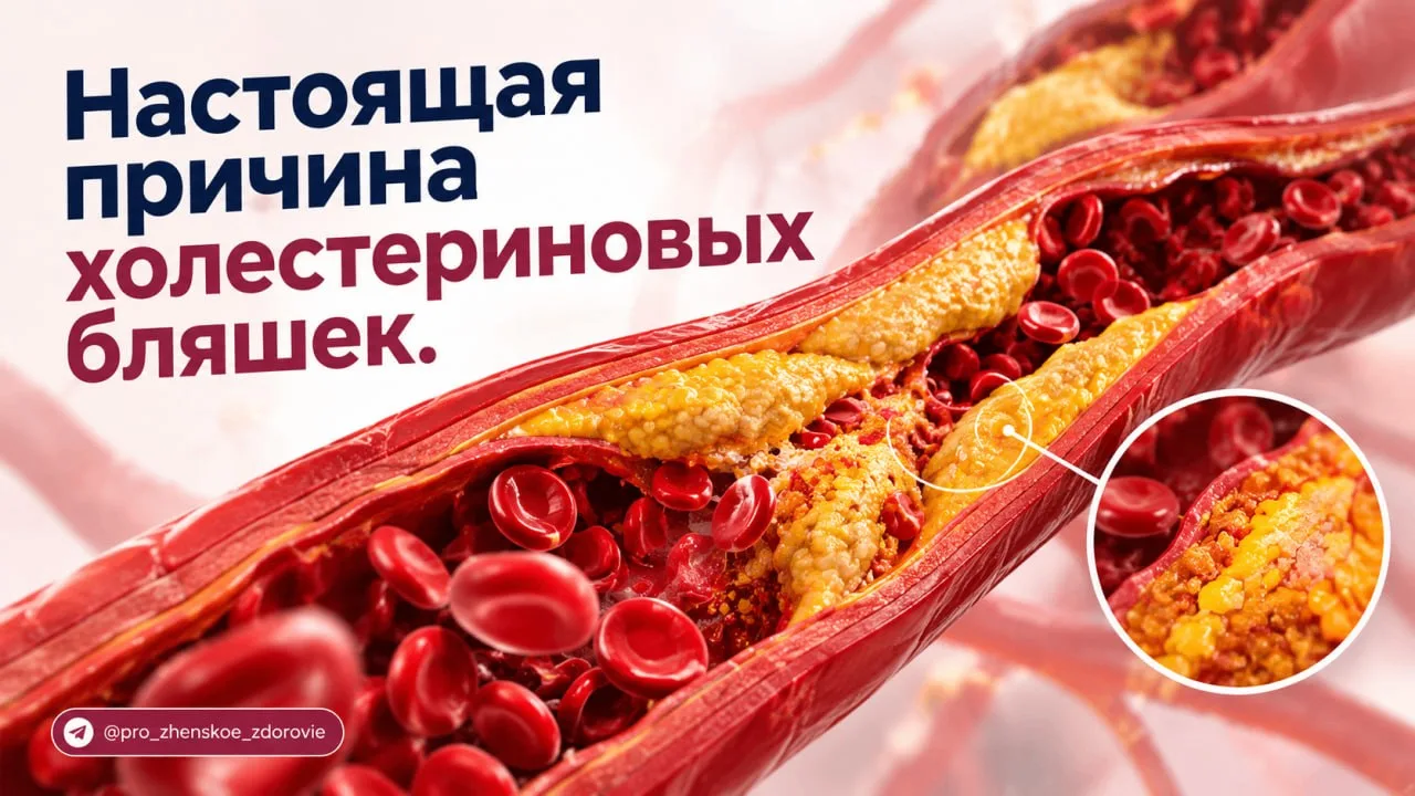 Настоящая причина холестериновых бляшек
