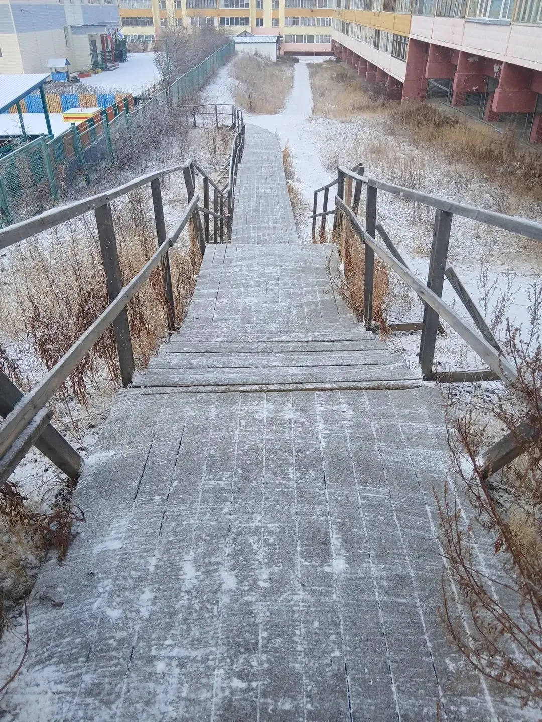 ❄️ В Айхале лег первый снег
