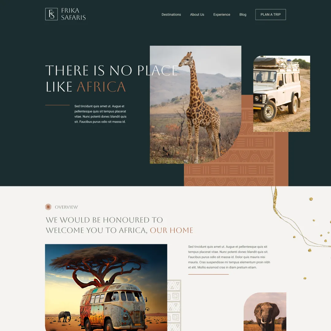 Landing page - Сафари-туры