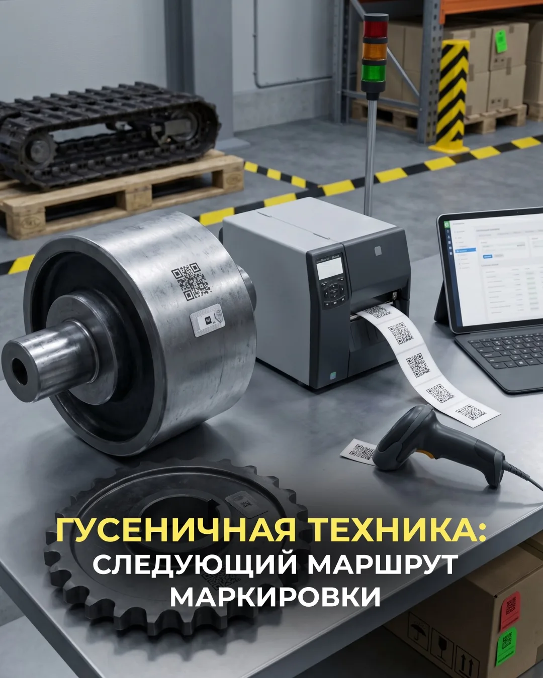 Запчасти для гусеничной техники могут попасть в эксперимент по маркировке⚙️