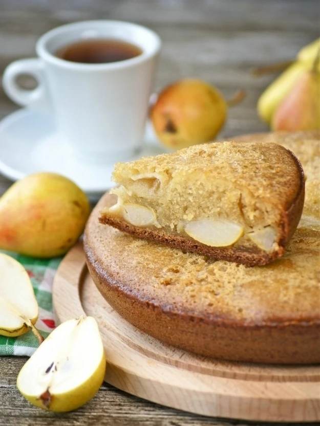 ПИРОГ С ГРУШАМИ В МУЛЬТИВАРКЕ 🍐👍