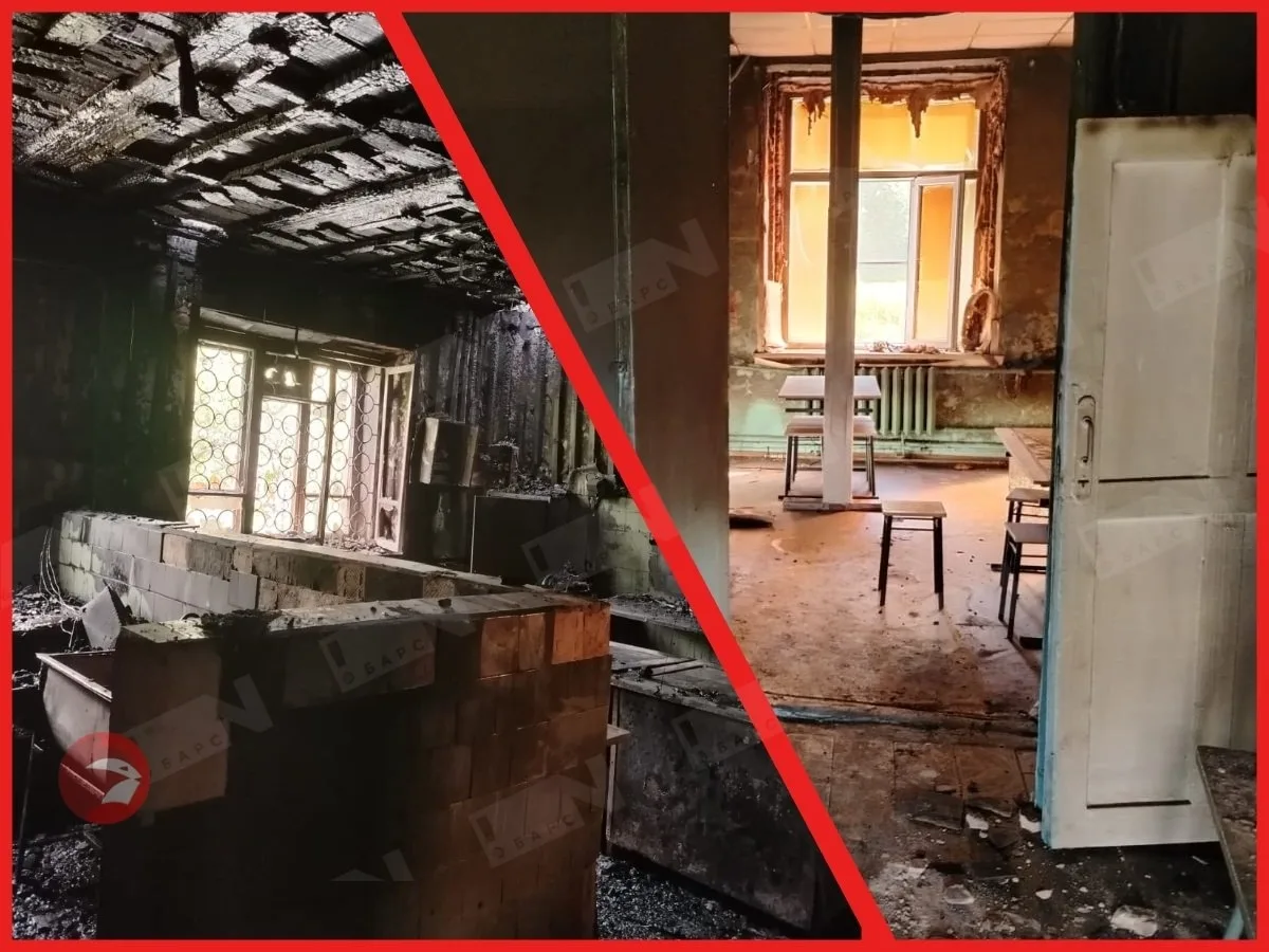 Пожар в школьной столовой Фурмановского района