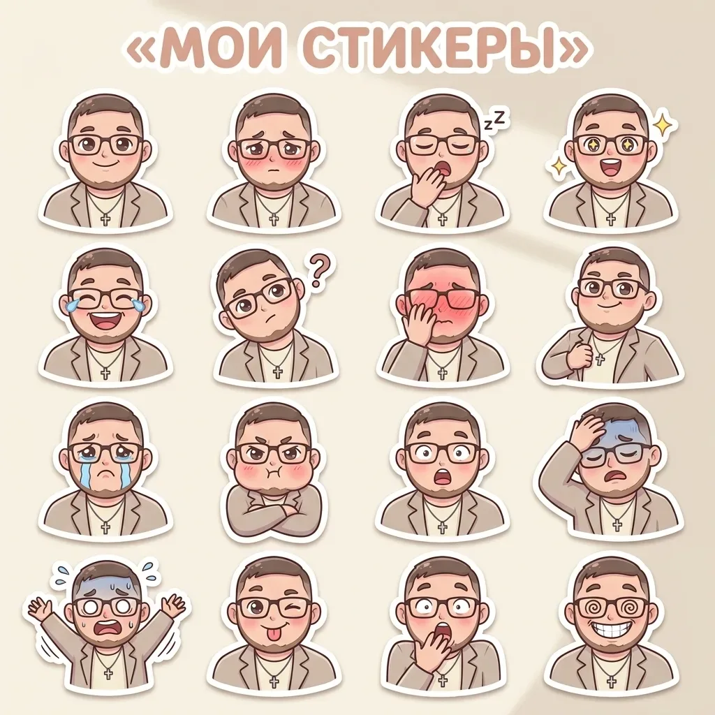 Создаём стикеры через MindAI — одним промтом.