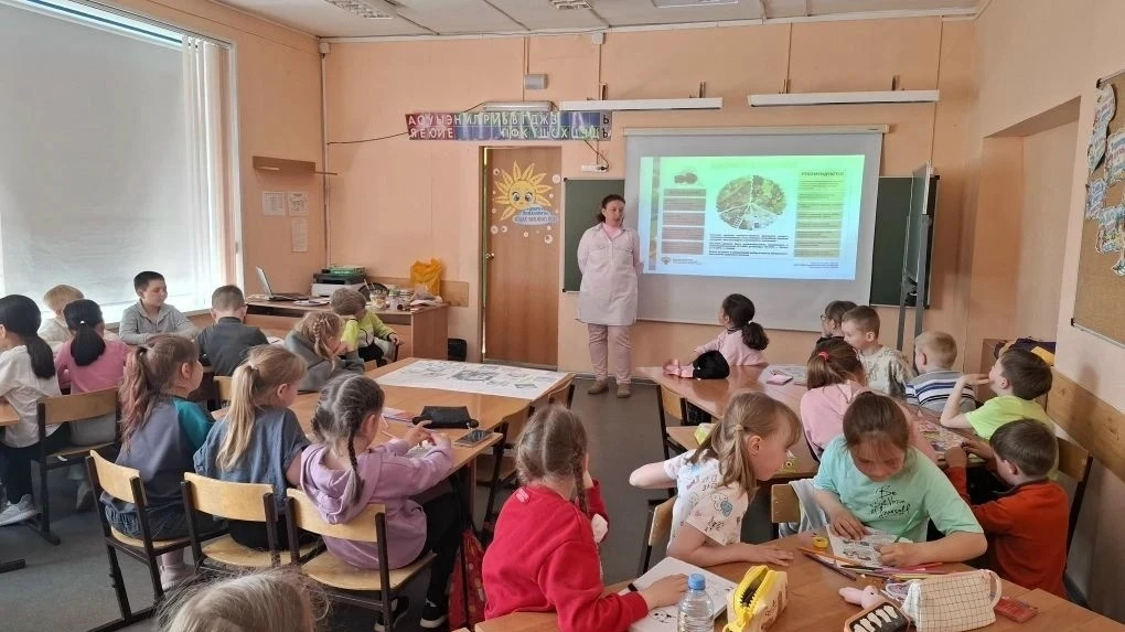 🍏 В лагере «Белые ночи» Кандалакшской ЦРБ прошла лекция о здоровом питании. Фельдшер детской поликл