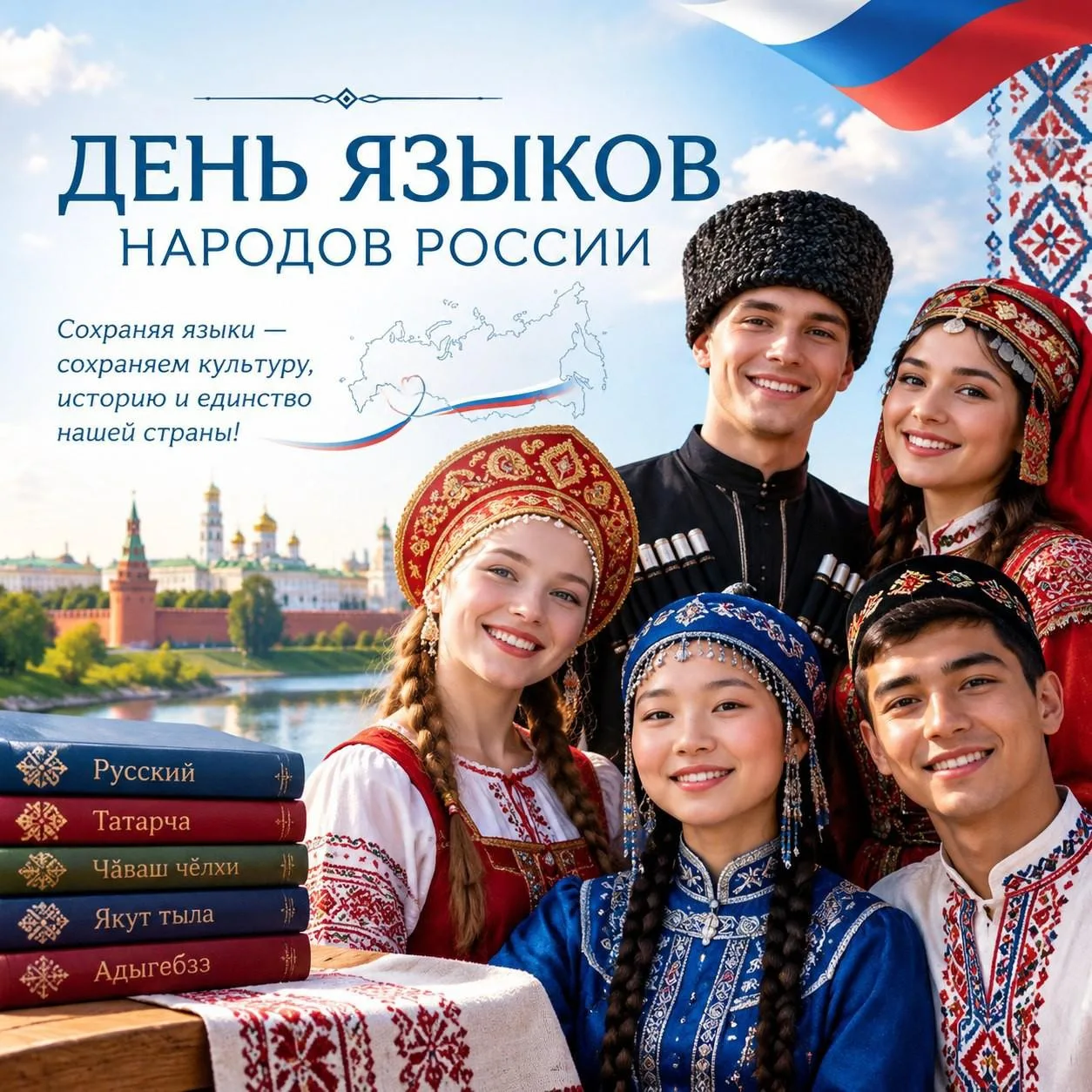 🇷🇺 Сегодня, 8 сентября, Россия впервые отмечает День языков народов Российской Федера...