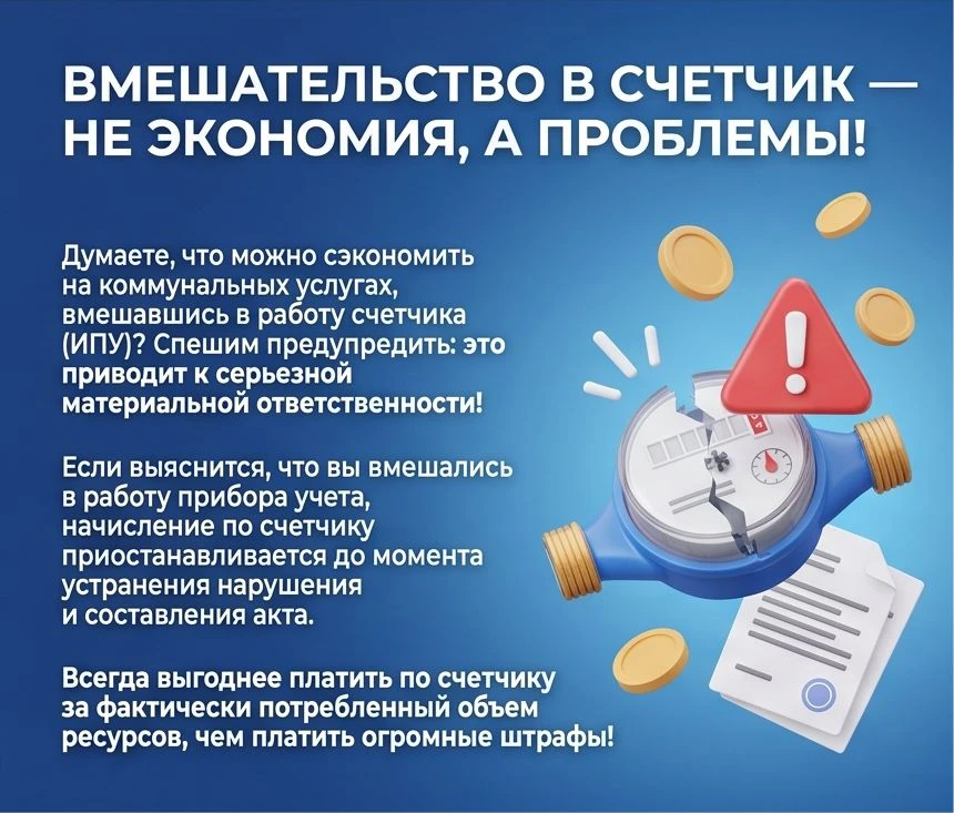 Как одна сорванная пломба может привести к огромному счету за воду?