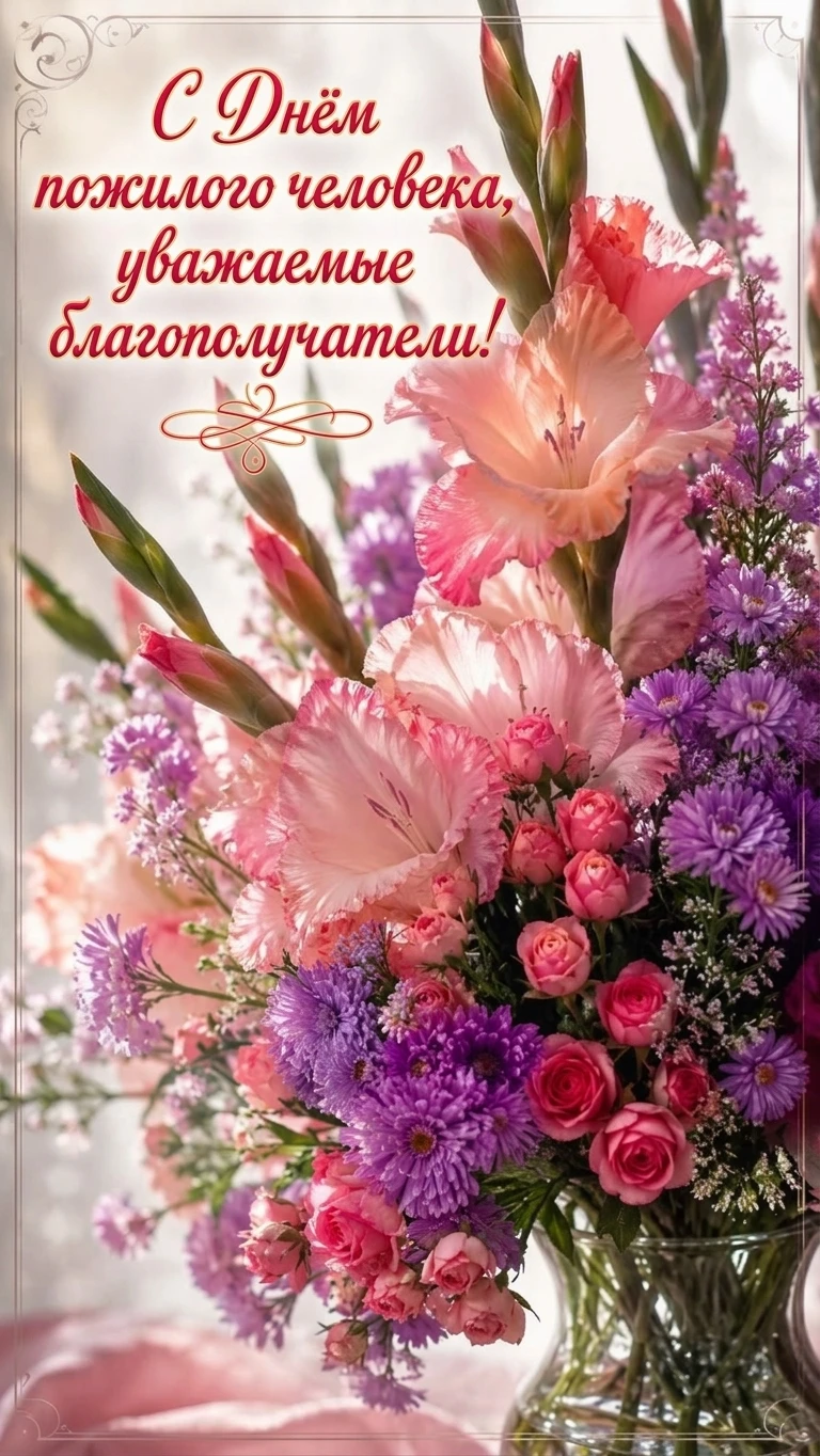 🌺 Дорогие наши благополучатели, уважаемое старшее поколение! Примите самые искренние п...