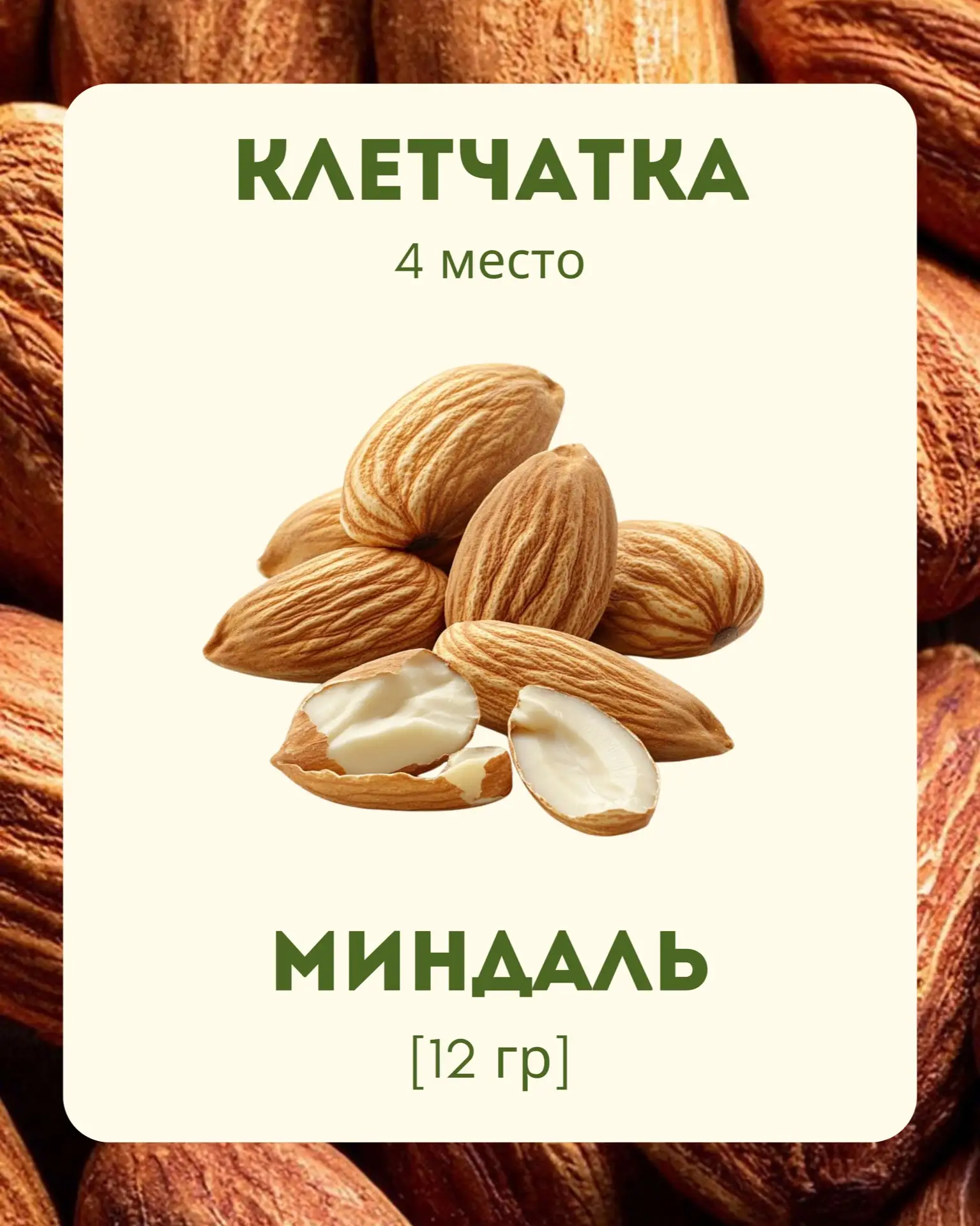 👋 КЛЕТЧАТКА   Весной, когда пошла первая зелень, скоро буду свежие фрукты-овощи, да и прошлогодние з