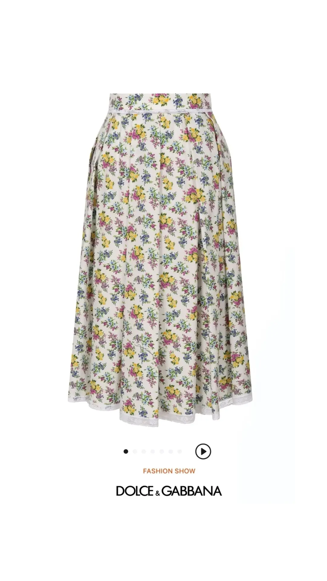 Идея для пошива: летняя юбка Dolce & Gabbana💐