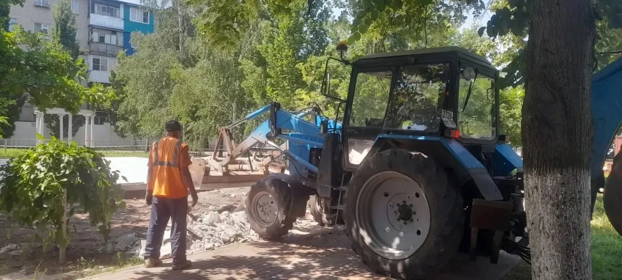 Друзья, ещё один важный этап позади! 🏗️

В парке культуры и отдыха готова площадка под монтаж новог