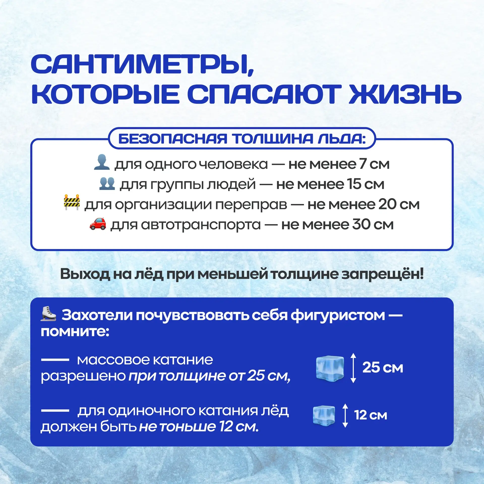 🏞 Весна - время, когда лёд на водоёмах становится коварным и непредсказуемым!  🔑 Мы предлагаем ознак