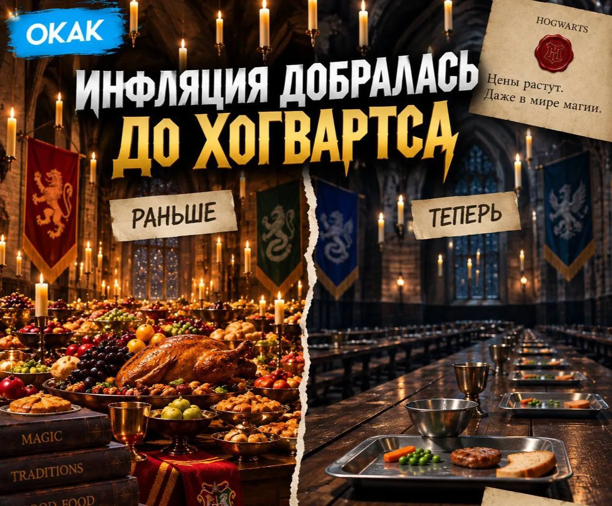 😁 ИНФЛЯЦИЯ ДОБРАЛАСЬ ДО ХОГВАРТСА