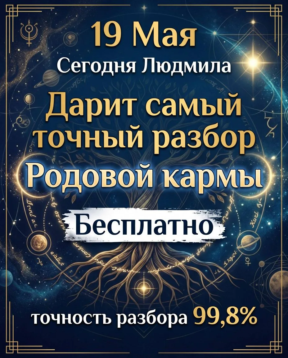 🔮🔮 ПОЛУЧИТЕ БЕСПЛАТНЫЙ РАЗБОР РОДОВОЙ КАРМЫ ОТ ЭКСПЕРТА  Сегодня всем подписчикам сделаю подробный р