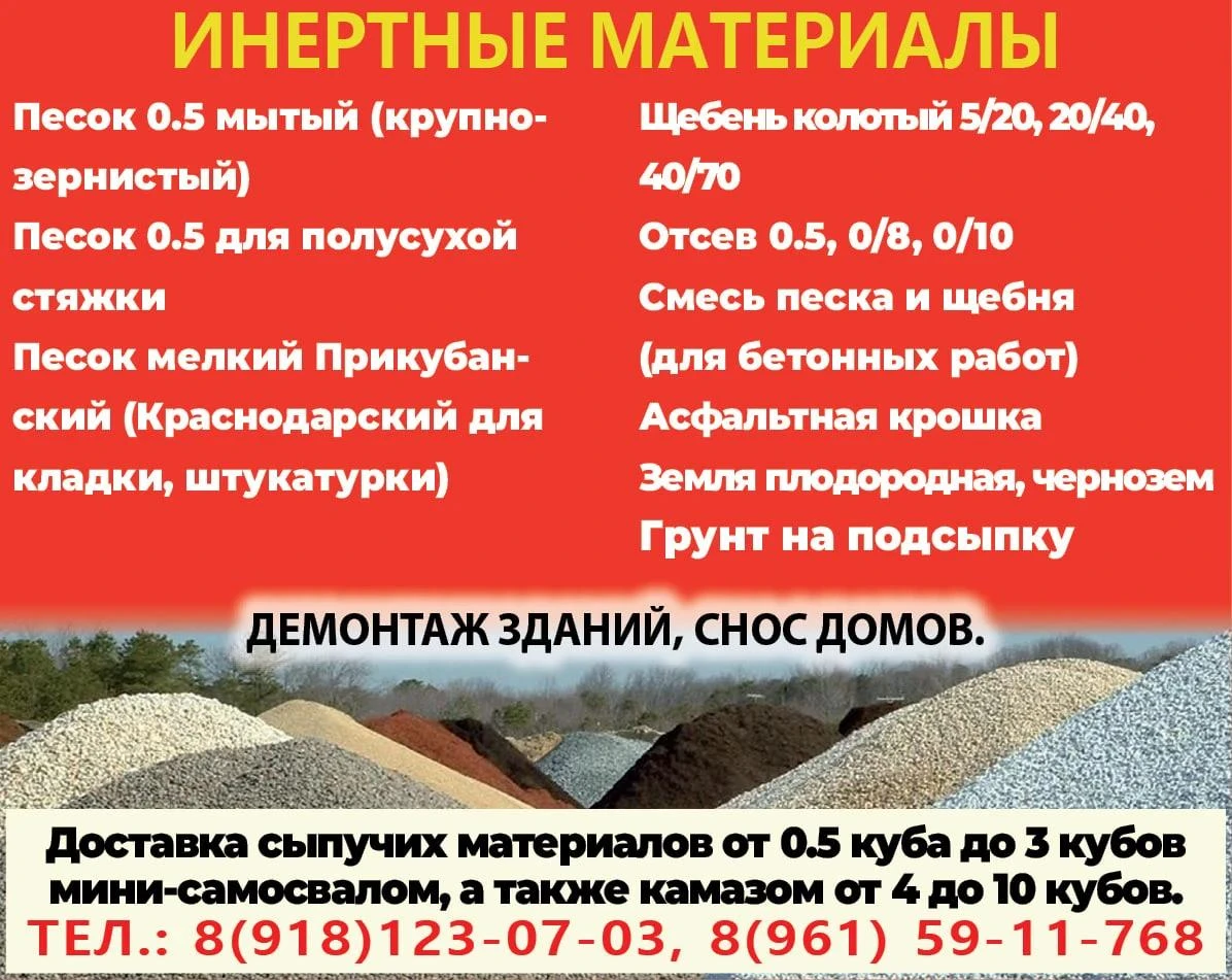 Инертные материалы