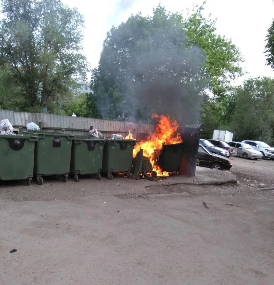 Поджог контейнеров — это уголовная ответственность