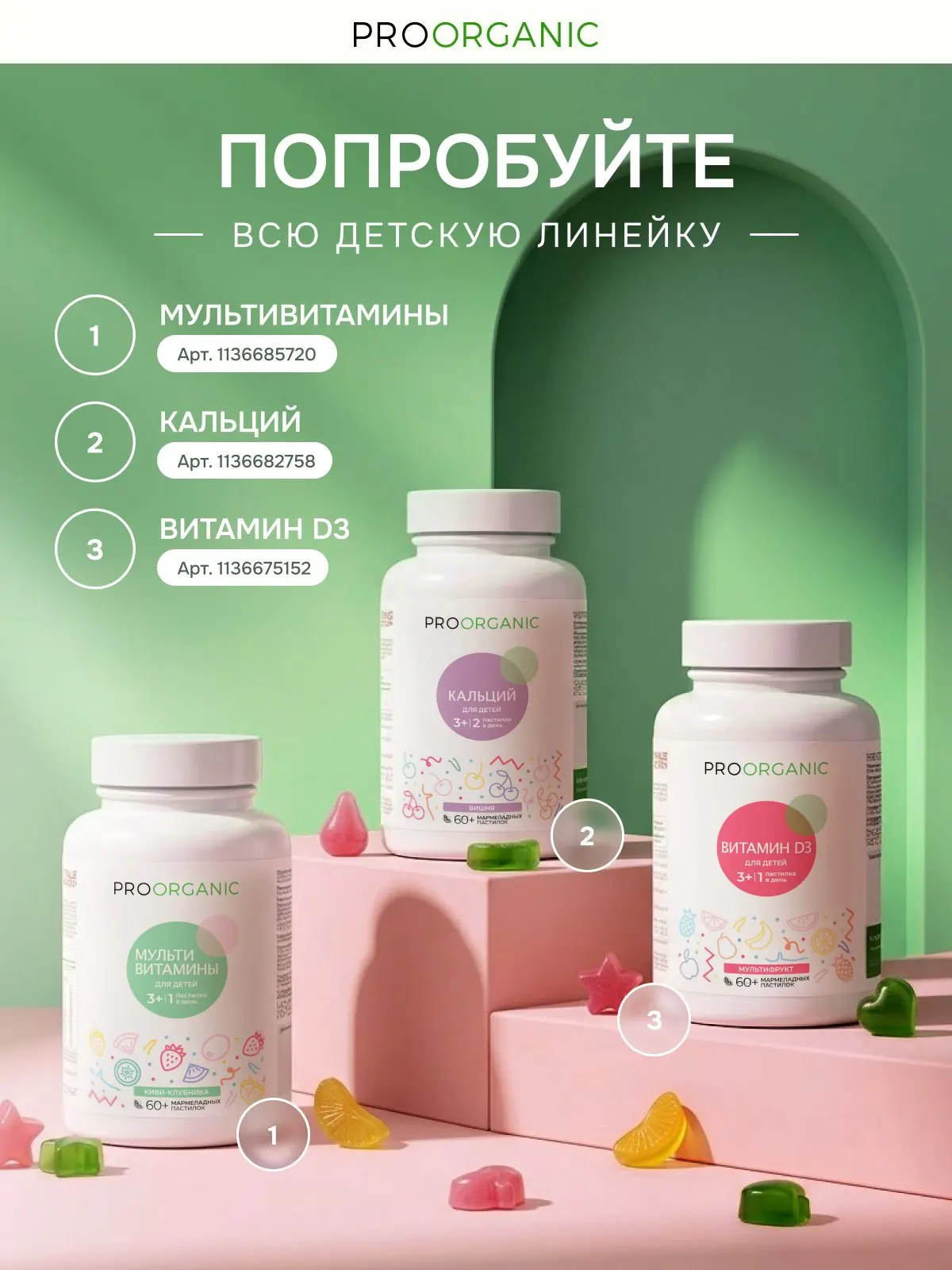 Изображение 1 к публикации «PROORGANIC|Витамины»