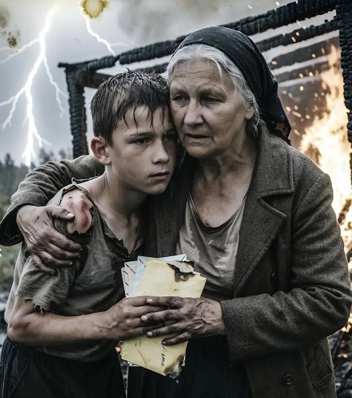 Я стащила с товарняка колючего пацана-бродягу с лагерным клеймом, и все село крутило па...