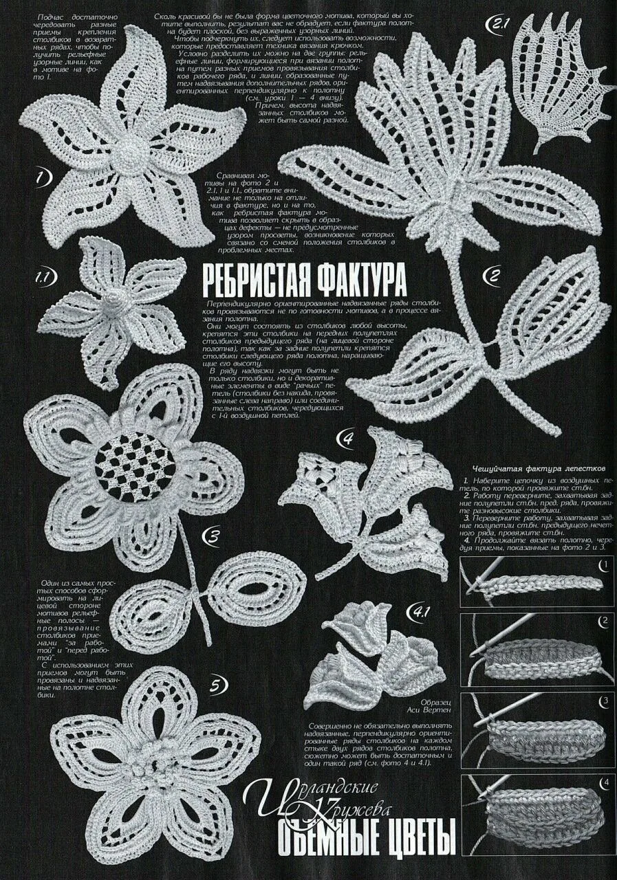 Объемные цветы