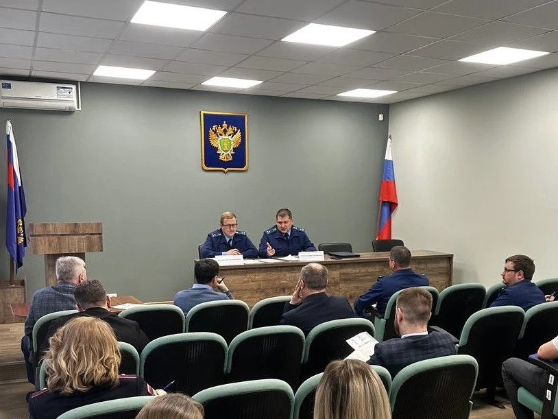 📍В прокуратуре города Новосибирска проведено заседание межведомственной рабочей группы по вопросам б