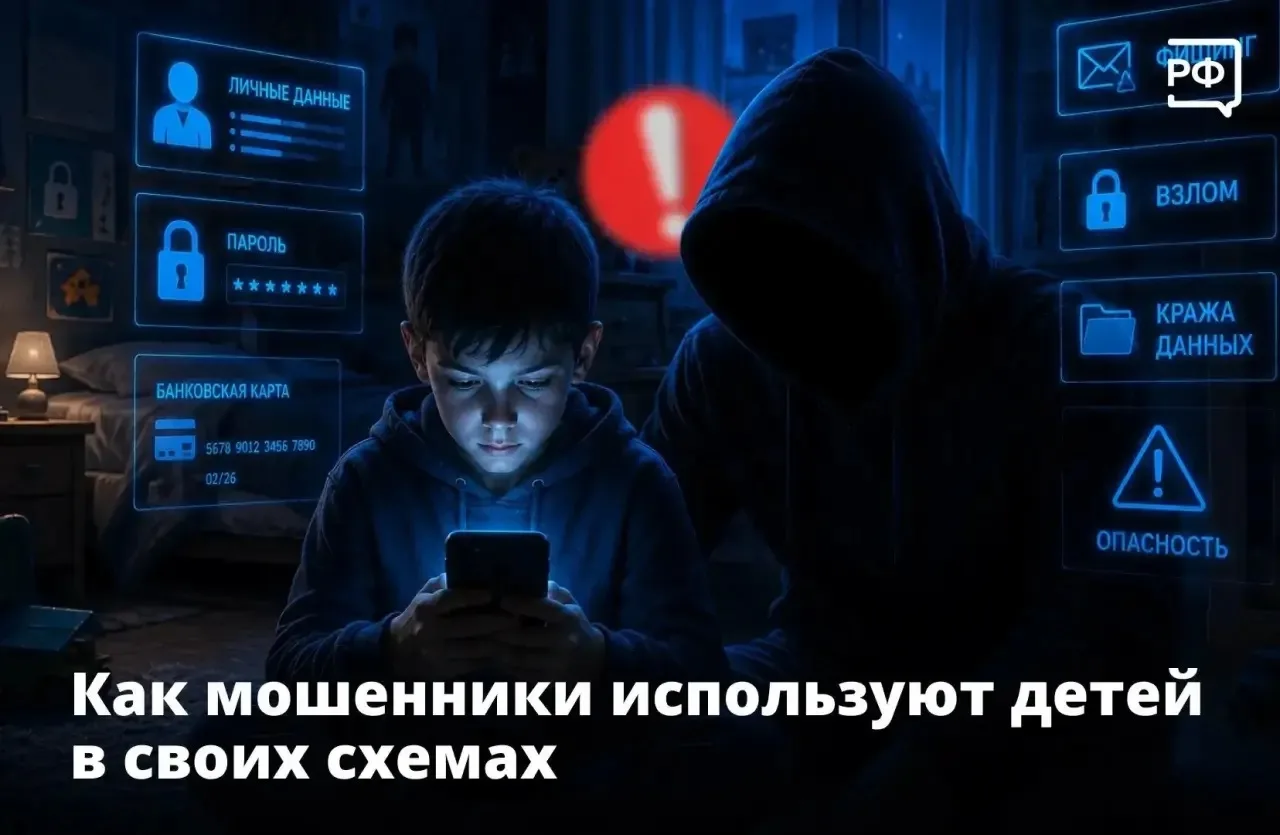 Рубрика Объясняем.рф и Киберполиция России
Ребёнок вдруг просит ваш смартфон «на пару минут» или инт