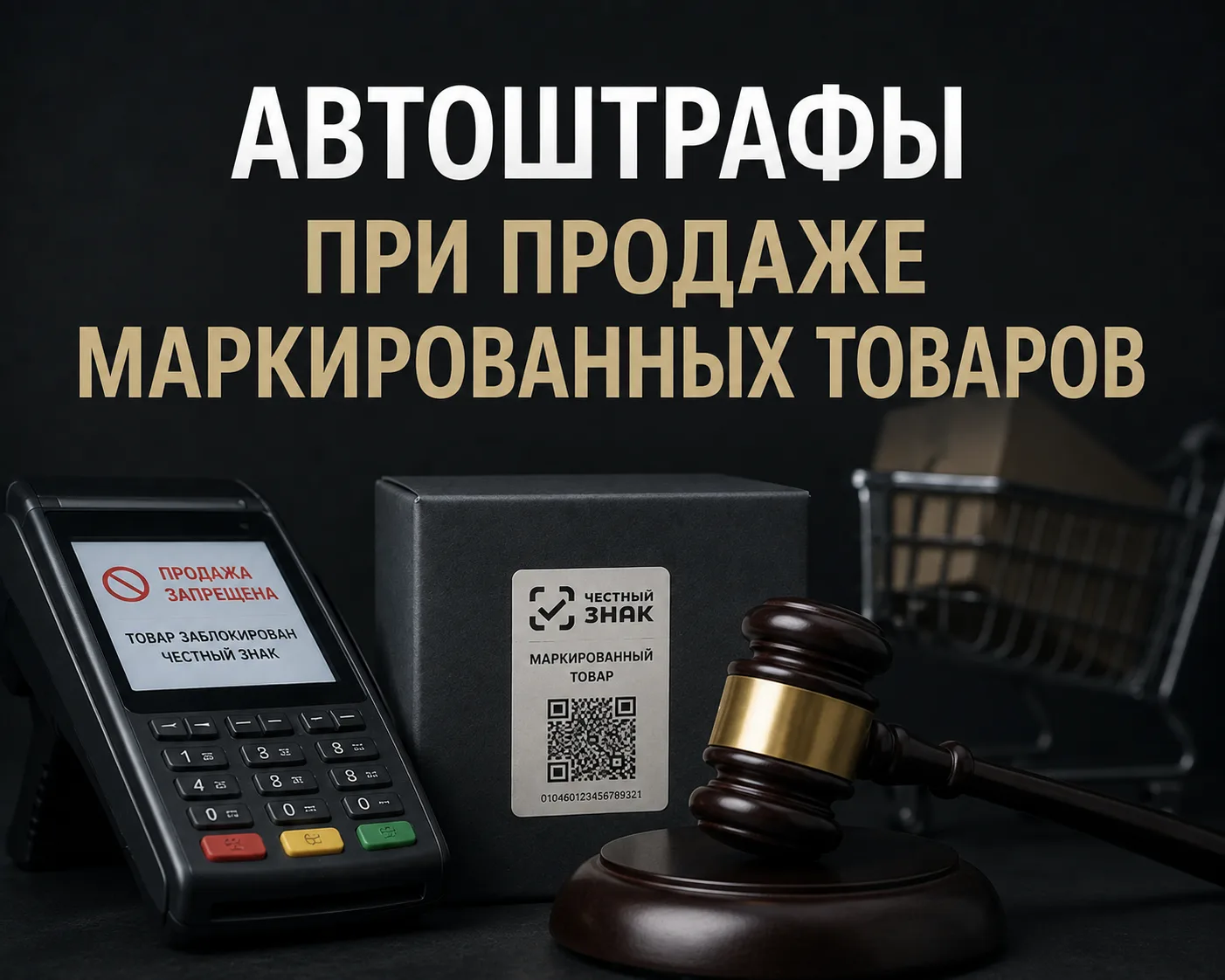 ⚠️ С 1 сентября за нарушения при продаже маркированных товаров можно получить «автоштраф»