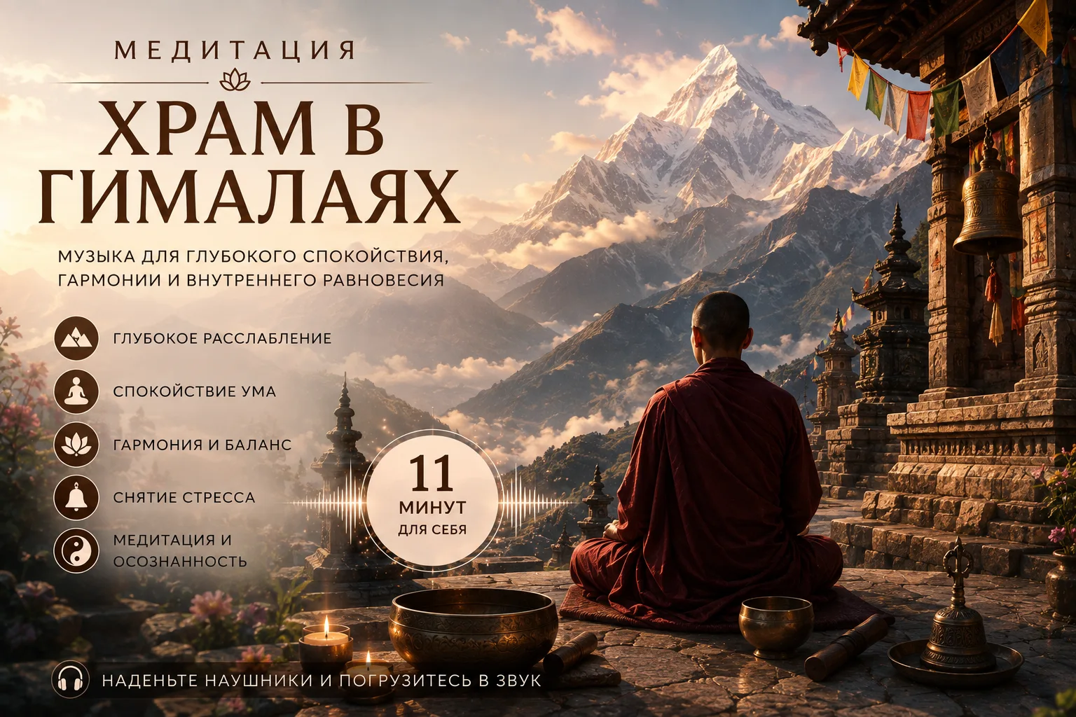🏔 Медитация «Храм в Гималаях» уже здесь.