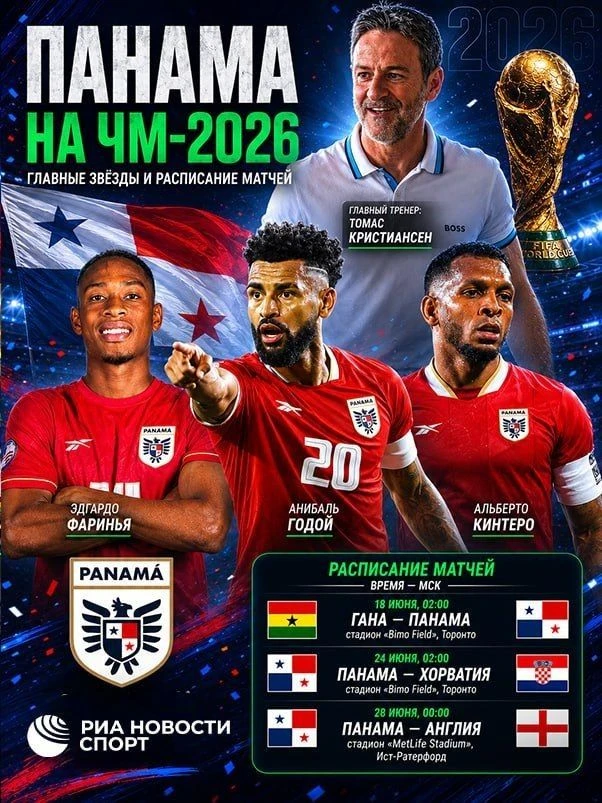 🔥🇵🇦 И последняя команда группы L — сборная Панамы