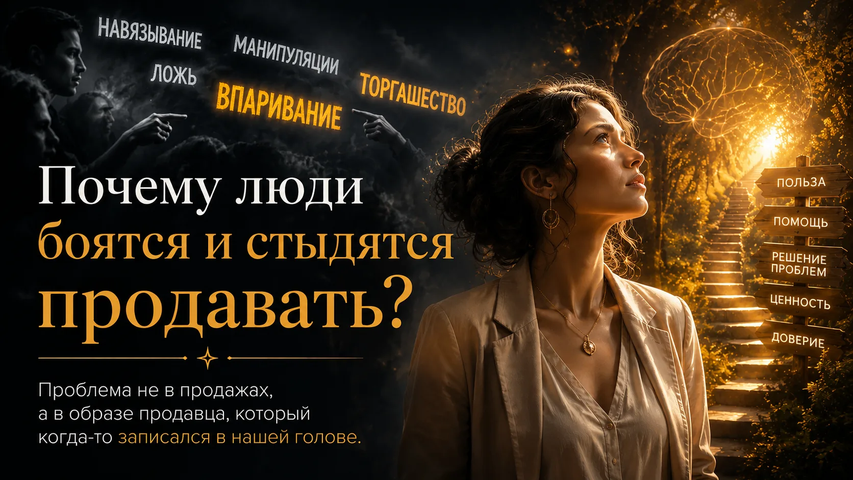 Почему люди боятся и стыдятся продавать?