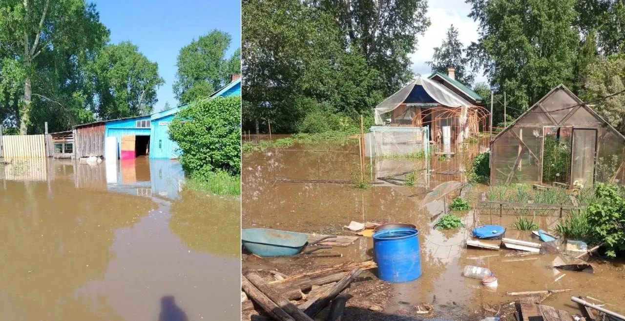 Река Шайтанка затопила дома под Нижним Тагилом

Река Шайтанка, протекающая в районе посёлка Братчико