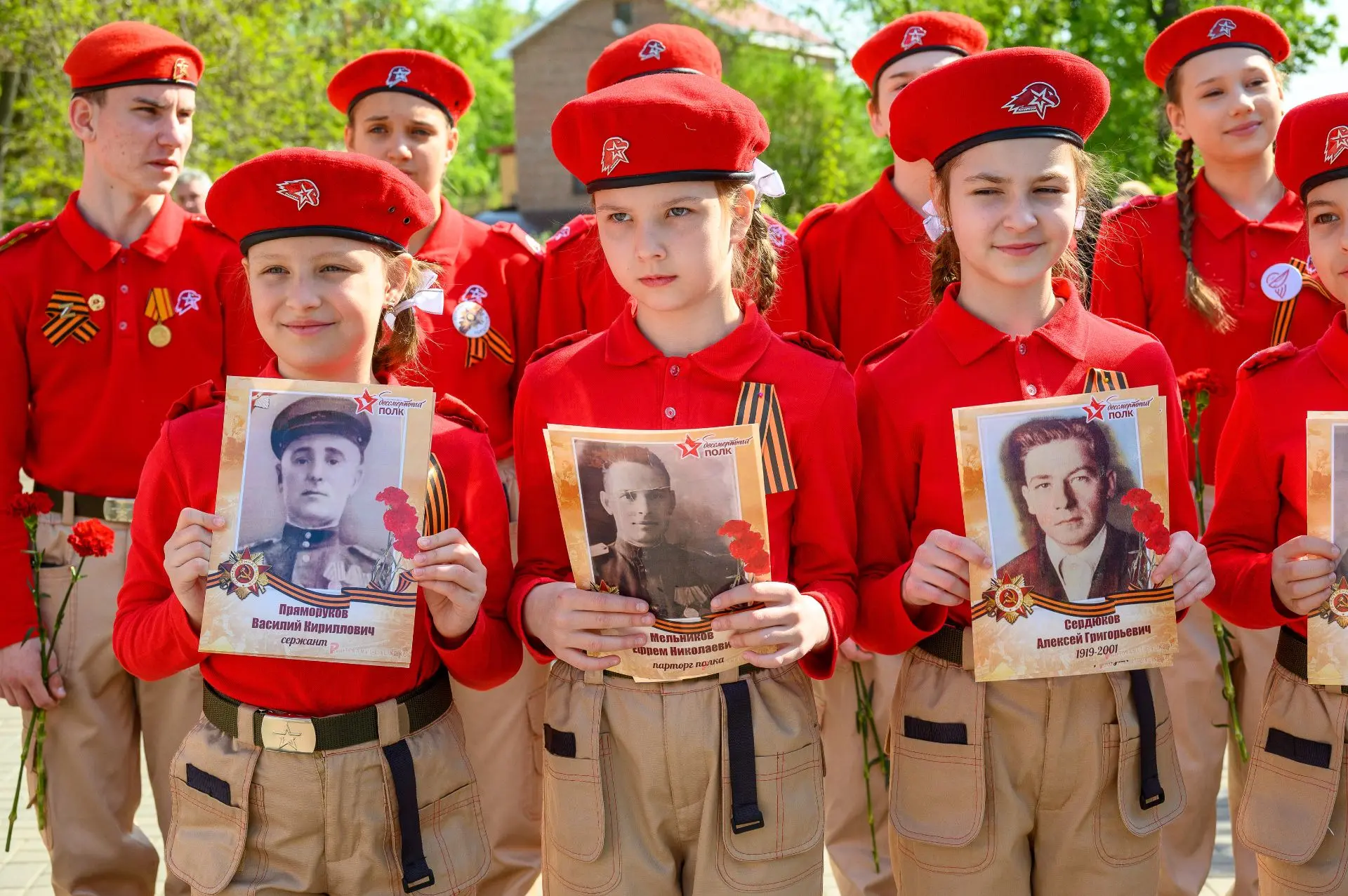 В ознаменование 81-годовщины Великой Победы в Великой Отечественной войне, в Октябрьском районе прош