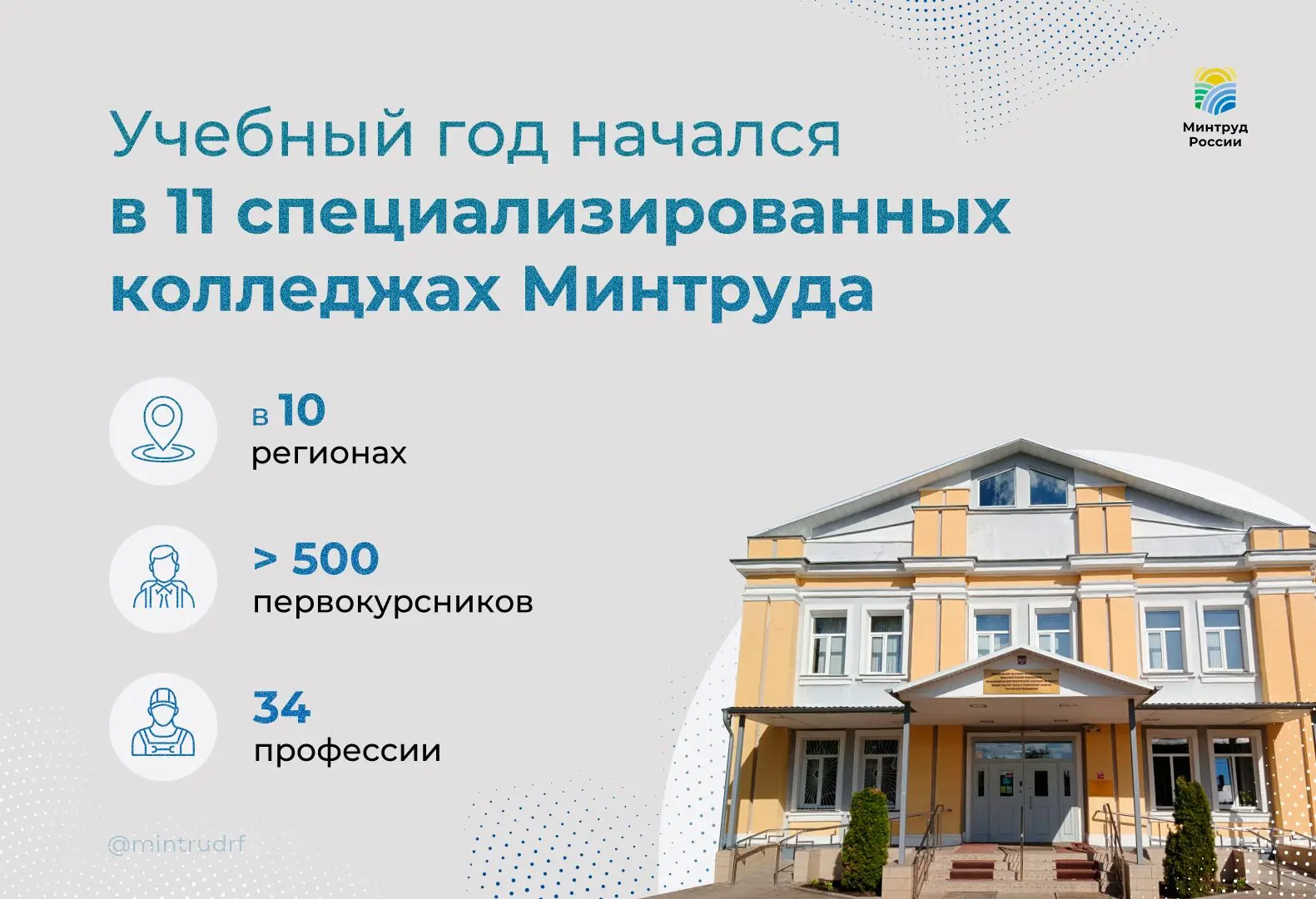 🎓 Учебный год начался в 11 специализированных колледжах Минтруда