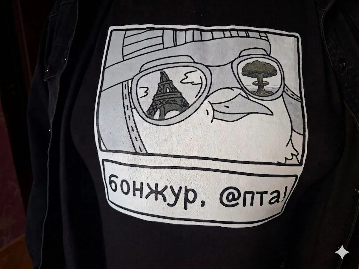 Когда-то мне подарили классную майку...  Не так давно, я её немного переработал... ...но вот что-то 
