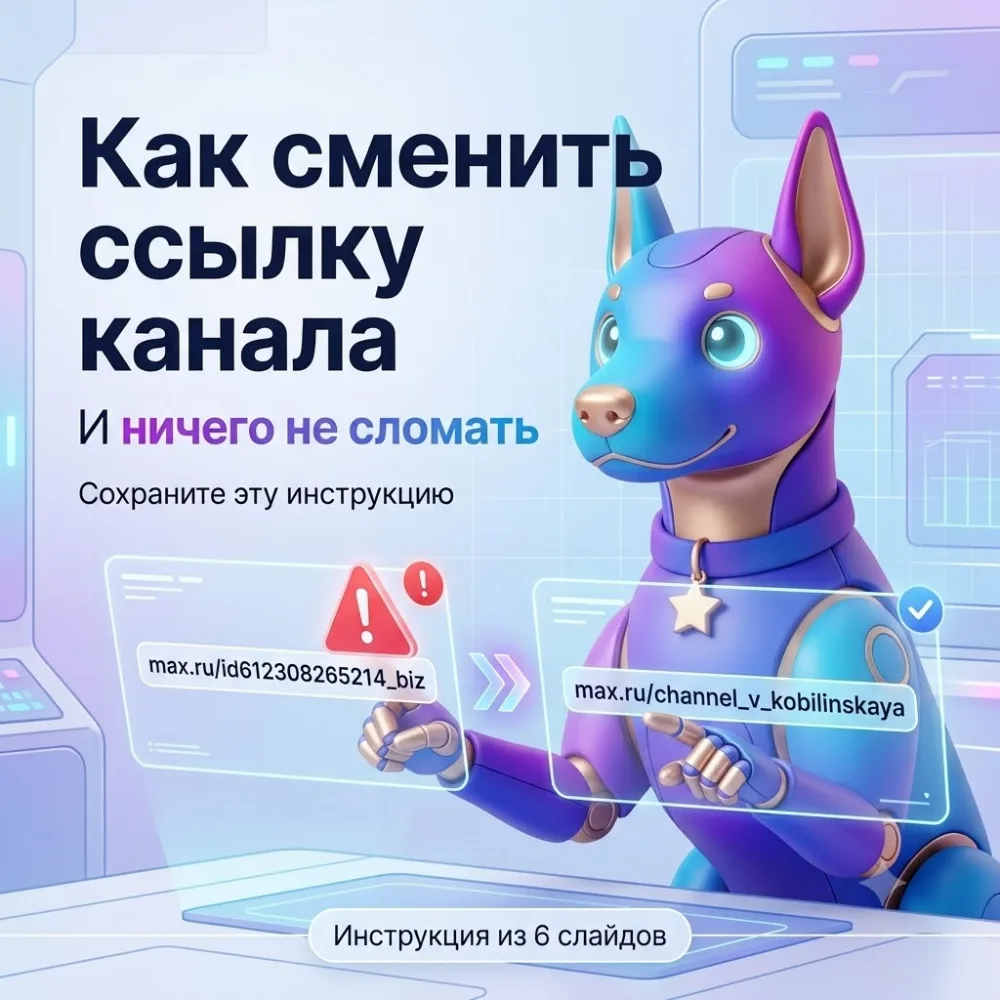 🚨 Как сменить ссылку на канал на красивую и ничего не сломать?