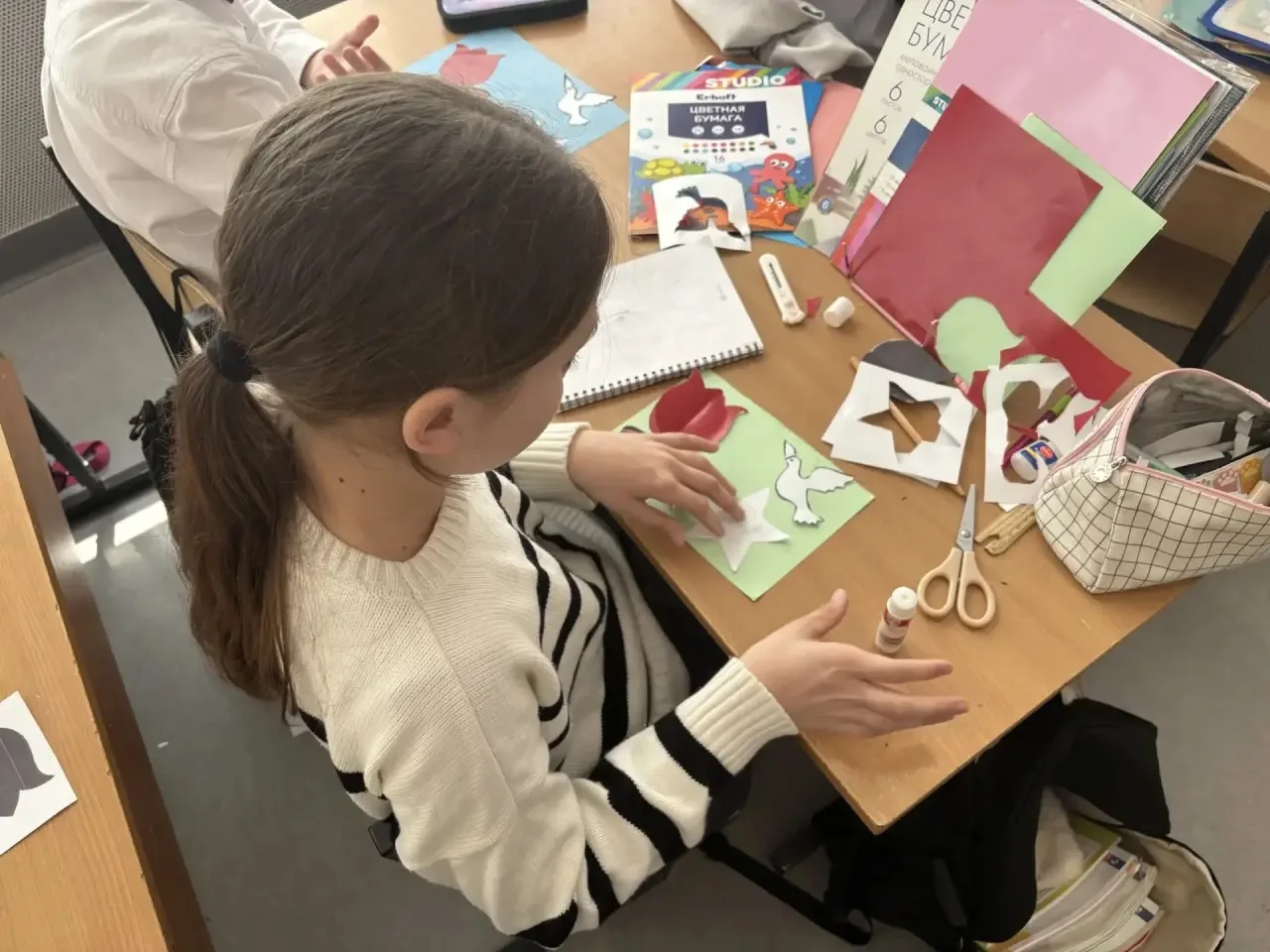 💫🎖️Сегодня ученики 4В класса с большим трепетом и старанием написали письмо и подготовили поздравите