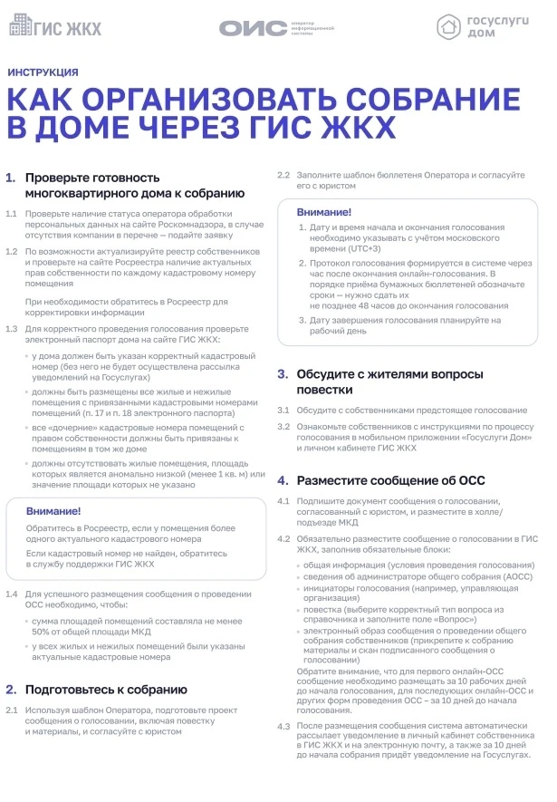 🏡Как проголосовать на собрании собственников через "Госуслуги Дом" или ГИС ЖКХ?