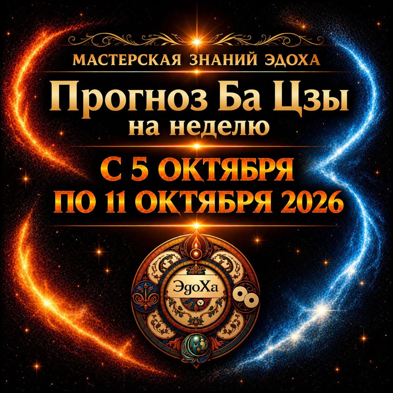 🔮Прогноз Ба Цзы на неделю 5-11 октября 2026