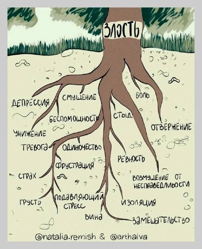 У злости есть корни...