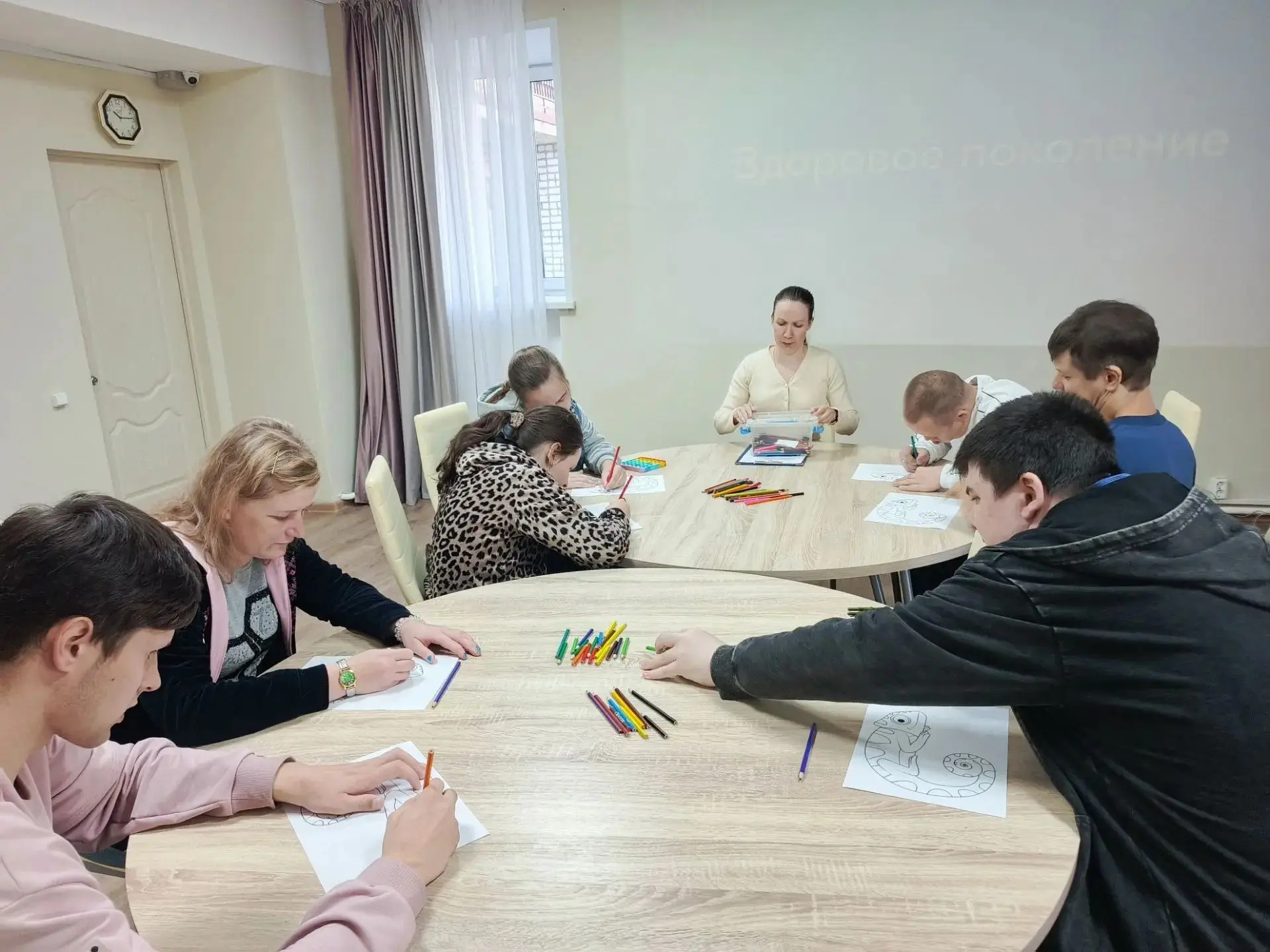 🏋В группе дневного пребывания прошло групповое занятие "Здоровое поколение" по профила...