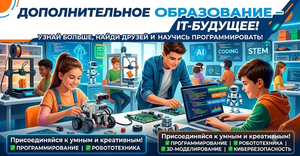 Траектория обучения по душе

Центр дополнительного образования предлагает увлекательные программы дл