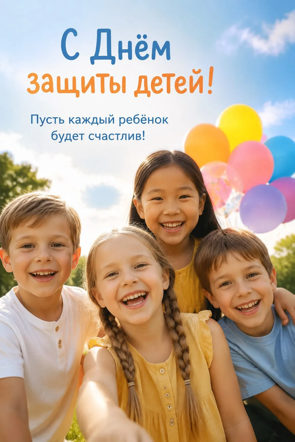 1 июня — день защиты детей! Это праздник детства, радости и надежд.🎈