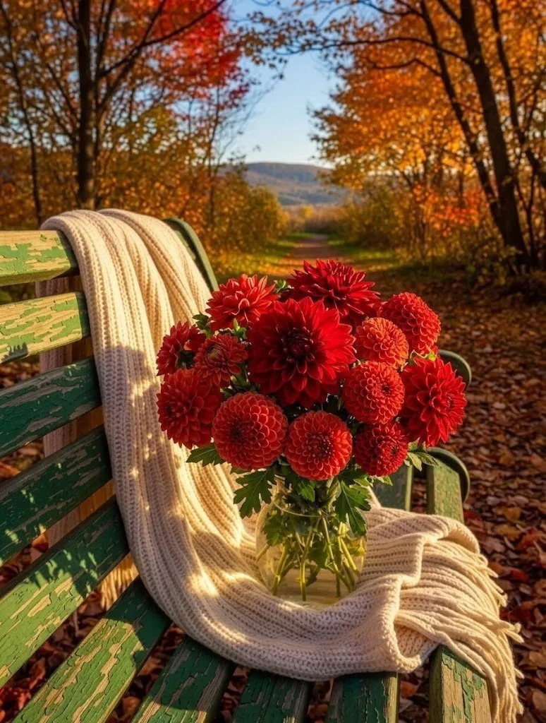 🍂 Золотился листвы изумруд,