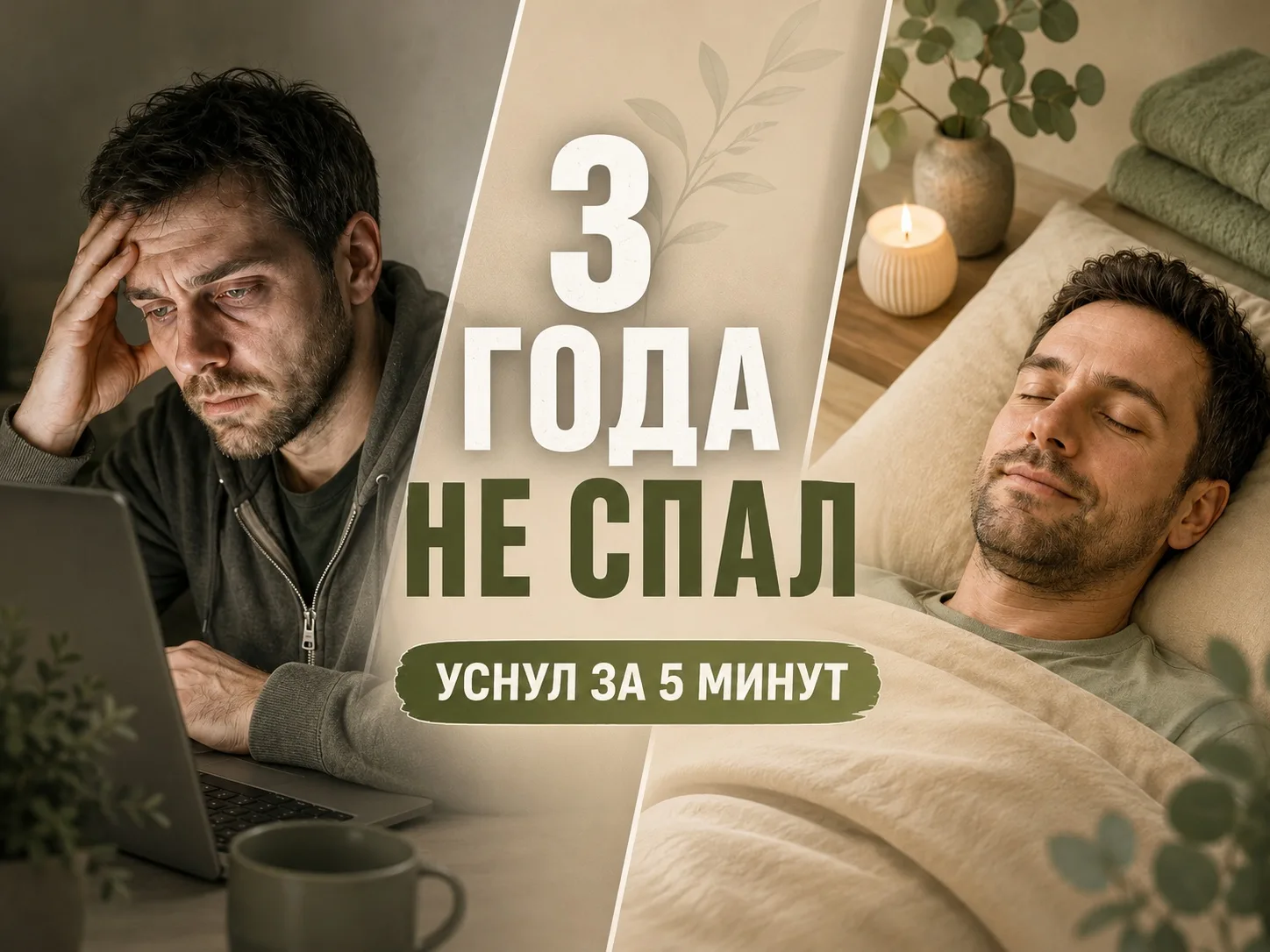 🤯  Алексей три года не спал нормально. Айтишник, тридцать четыре года, любимая работа ...