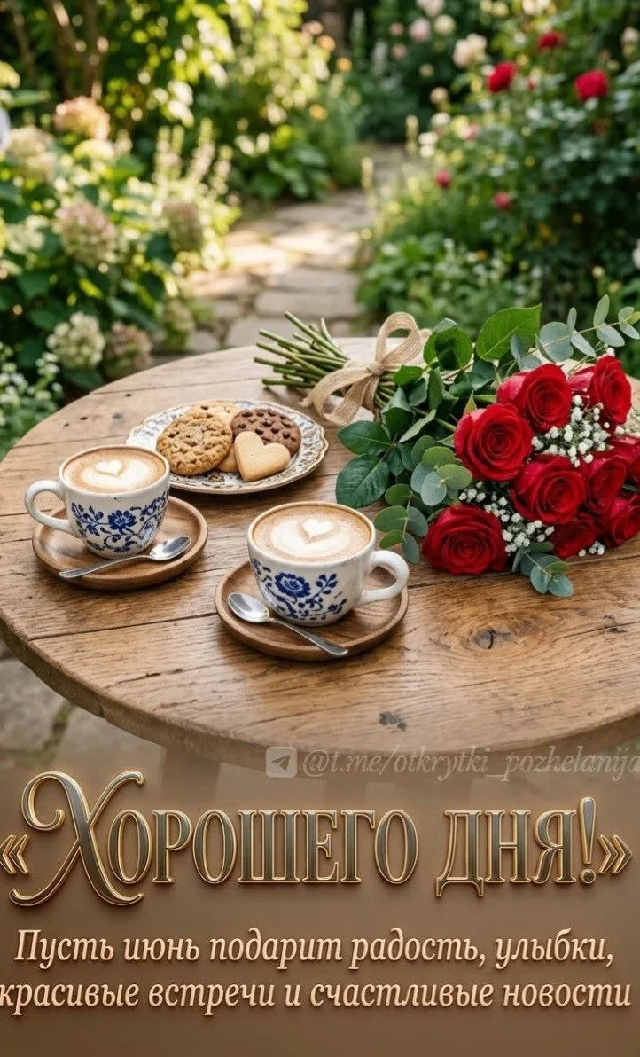 🥰 Ставьте реакции и делитесь открыткой с близкими ❤️